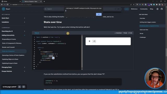 State as a Snapshot - ReactJS(TypeScript) | MengSreang Channel смотреть онлайн