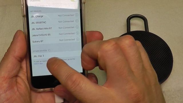 How to pair JBL Clip3 to your Smarphone by Bluetooth смотреть онлайн