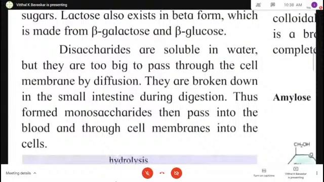 BIOLOGY (11TH) - 6. BIOMOLECULES (L-2) BY - PROF. V.K.BAVASKAR смотреть онлайн