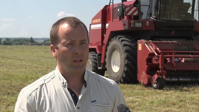 Укос трав в хозяйстве Засковичи