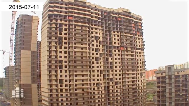 Ход строительства ЖК «Новое Мурино», корп. 6, 7 и 12 (ноябрь 2014 г. - январь 2016 г.) смотреть онлайн