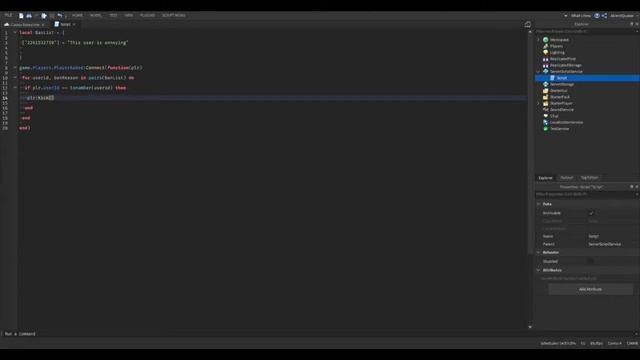 How To Make a Ban List - Roblox Studio Tutorial смотреть онлайн