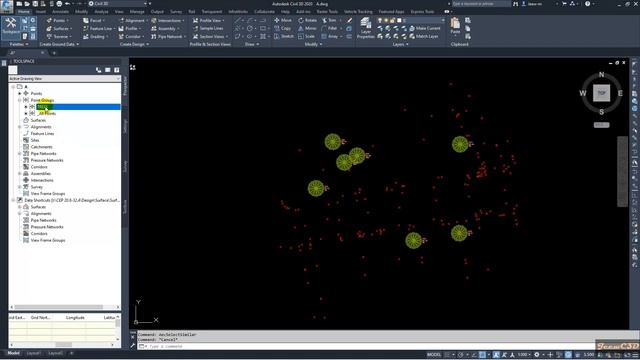 Changing elevation of points or point groups in Civil 3D смотреть онлайн