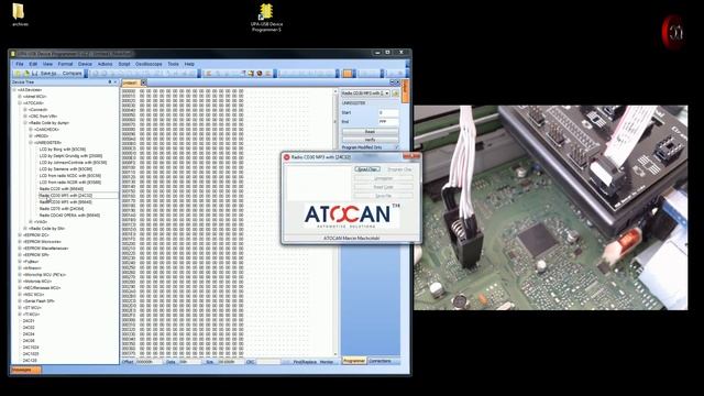 Unregister Radio CD30 MP3 with 24C32 смотреть онлайн