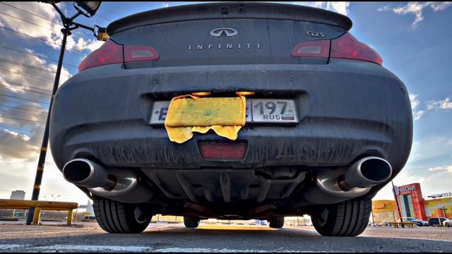 Infiniti G25 выхлоп HKS смотреть онлайн