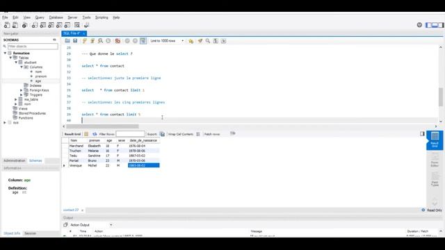 MySQL : Apprenons le LIMIT, le CONCAT et les alias sur Mysql. (exemple simple et concret) смотреть онлайн