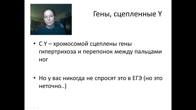 Генетика пола для ЕГЭ