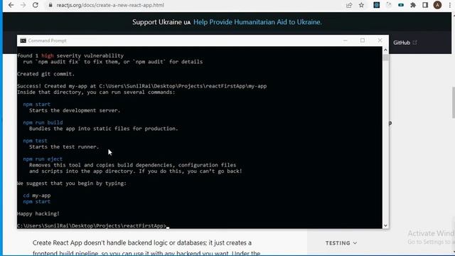 Part 1- React Js Tutorial - Hello World смотреть онлайн
