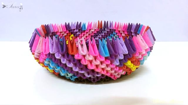 How to make 3d origami Vase 28 - part 1 смотреть онлайн