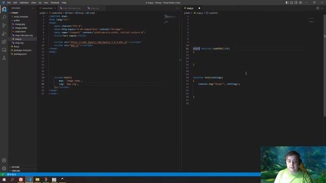 Интерактивная карта на Javascript: начало работы & Async Function | Часть 1 [Нарезка с мастеркласса смотреть онлайн