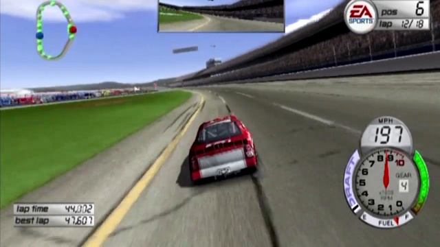 NASCAR Thunder 2003 (PS2) Gameplay - 2004 EA Sports 500 at Talladega смотреть онлайн