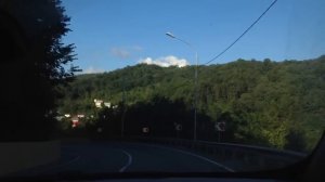 горный серпантин от Туапсе до Сочи