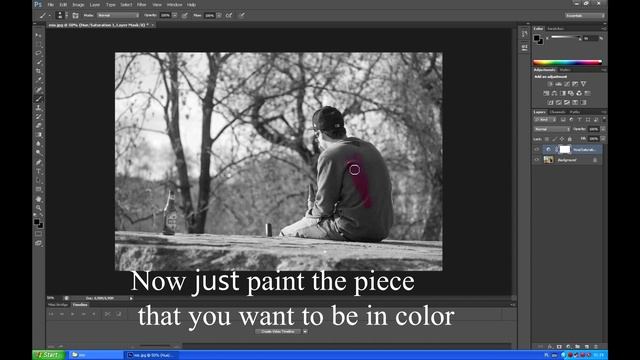 Color Splash Effect - Photoshop CS6 смотреть онлайн