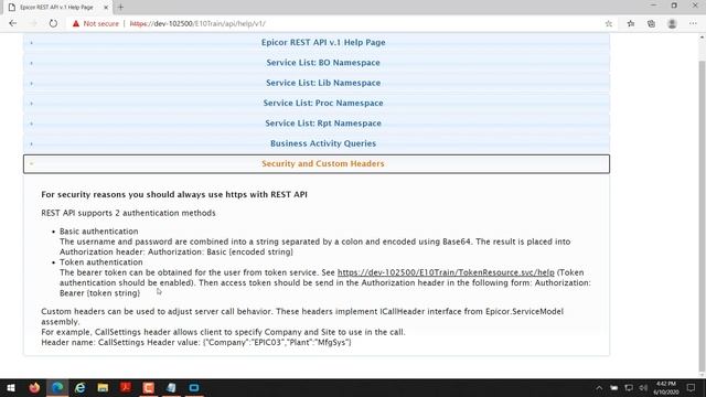 Accessing the Epicor REST API смотреть онлайн