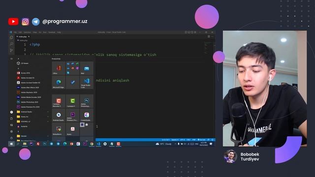? While takrorlash operatori - Php dasturlash tili - 4/21 KUN смотреть онлайн