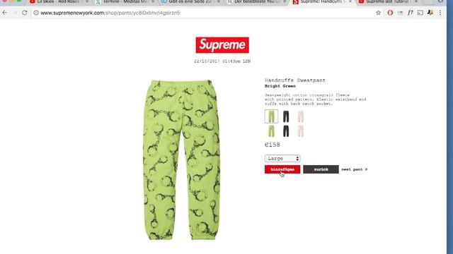 Supreme Bot Tutorial | Select Size & Go to Checkout (Sponsored by @blippr) смотреть онлайн