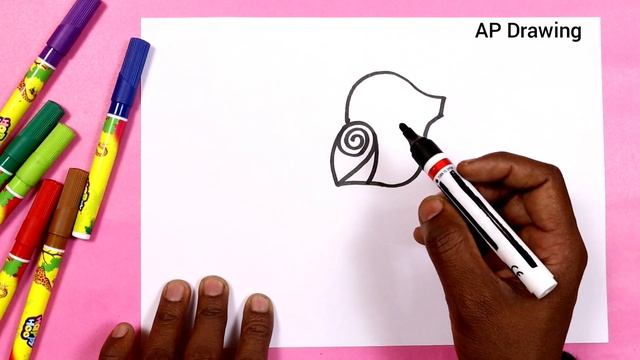 How to turn 2 number into Beautiful rose Flower | Very easy rose Drawing for kids смотреть онлайн