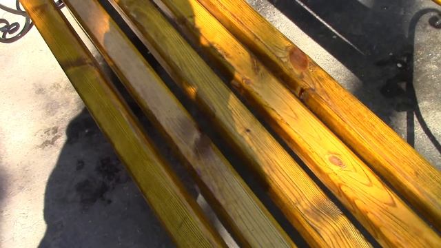 Кованая лавочка.Садовая скамейка. смотреть онлайн