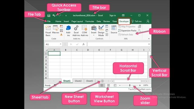 Introduction to #Excel #Components of #Excel 2016#Class5 смотреть онлайн