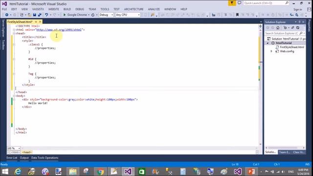 Style Sheet: inline, Internal and external With Example CSS 3 Part-1 смотреть онлайн