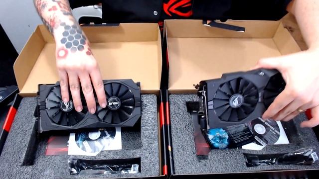 Unboxing - Asus Strix RX470 e RX570 Uma é Bom Mas Duas é Incrível! смотреть онлайн