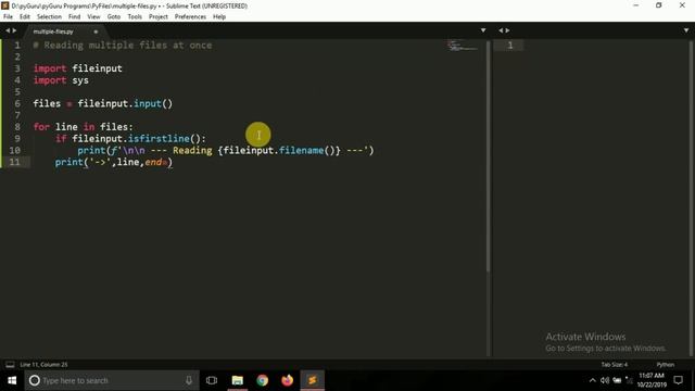 pyFiles 16 | Reading multiple files using python | #pyGuru смотреть онлайн