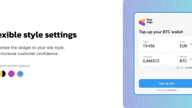 Bridge from fiat to crypto world with customizable UX/UI смотреть онлайн