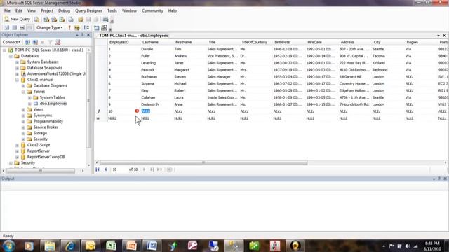SQL Server - Setting up User Security смотреть онлайн
