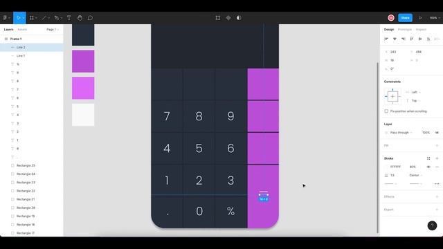 Designing a Calculator in Figma | Figma App Design Tutorial смотреть онлайн