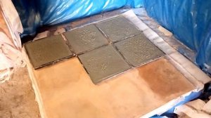 Сушка тротуарной плитки