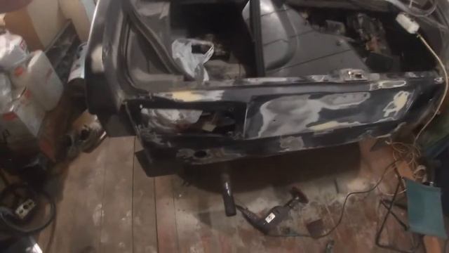 Грунтуем задний фартук на ваз 2109  Ч 2