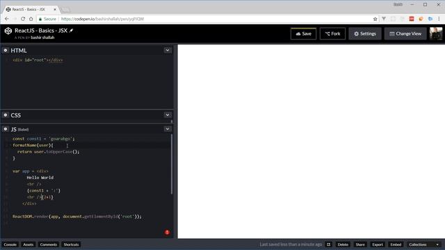 003 - ReactJS بالعربية - Basics - JSX смотреть онлайн