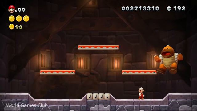 New Super Mario Bros U - все боссы смотреть онлайн