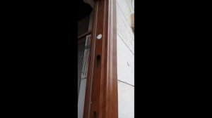 Установка входной двери в бани