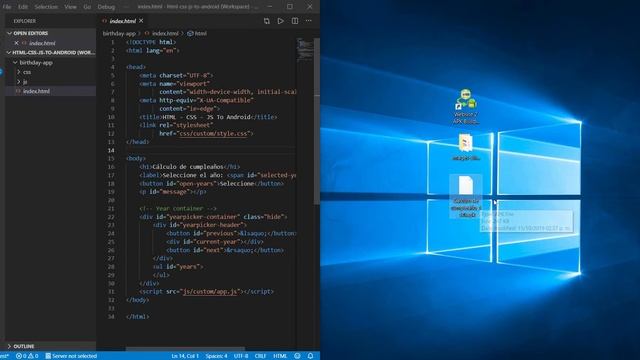 Final - HTML-CSS-JS Convirtiendo en Android APK смотреть онлайн