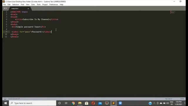 How To Make A Simple Password Input Box Using Html | Coding With AB смотреть онлайн