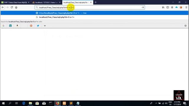 SQL Injection - Union смотреть онлайн