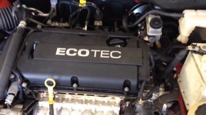 Работа двигателя F14D4 Chevrolet Aveo