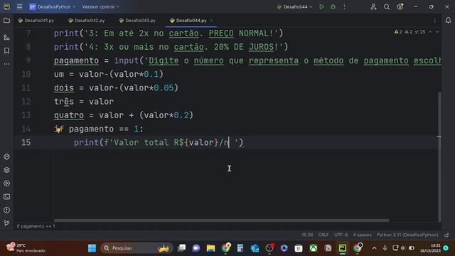 Desafio 44: Gerenciador de Pagamentos - Estudando Python #058 смотреть онлайн