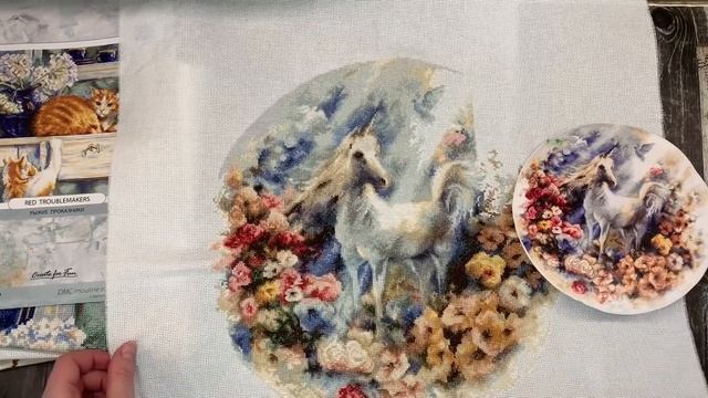 ВЫШИВАЛЬНЫЕ ИТОГИ за ВЕСНУ 2021 ГОДА / ПОКАЖУ ВСЕ процессы, финиши и покупки / вышивка крестиком смотреть онлайн