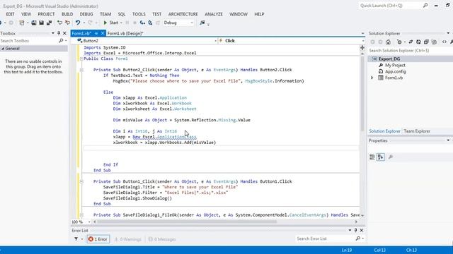 Programming in VB.NET Export Datagridview to Excel in VB.Net смотреть онлайн