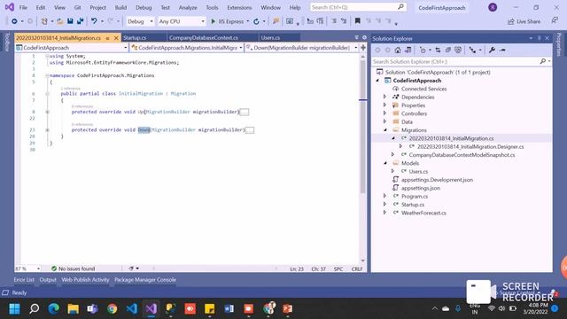 [CFA #4] How to add/remove migration and update-database in code first approach? смотреть онлайн