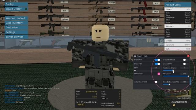 Phantom Forces Script (Esp, AimBot, More!) смотреть онлайн