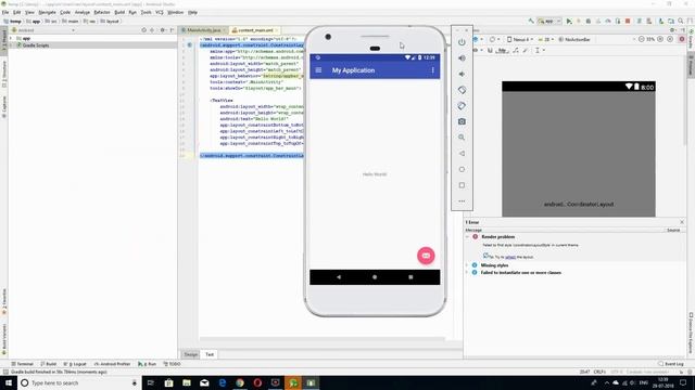 Fix Android Studio Render Problem(Android Tech) смотреть онлайн