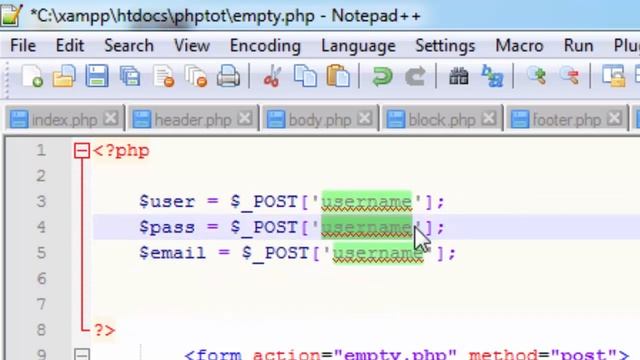 دورة PHP - الدرس 27 (دالة التحقق من الحقول empty) смотреть онлайн