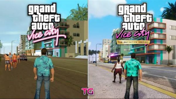GTA Vice City : Remastered vs Original - Graphics Comparison