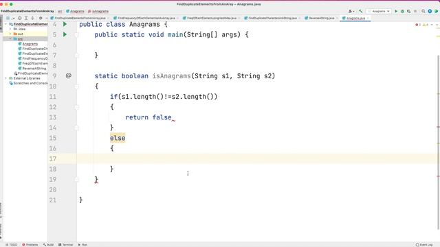 Anagram Program in java | JAVA смотреть онлайн