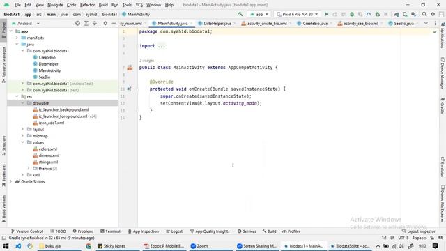 SQLite-Project : Aplikasi Biodata смотреть онлайн