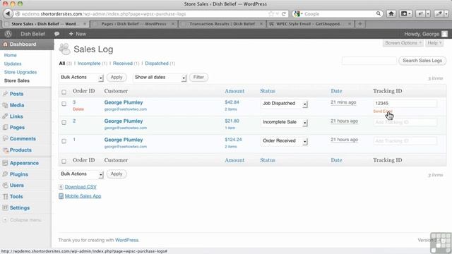 WordPress for E-Commerce - 81/132 - Order Management Reports смотреть онлайн