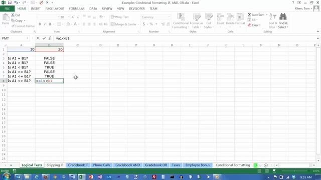 Excel 2013: Logical Tests смотреть онлайн